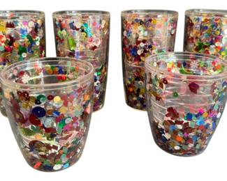 8 Confetti Glitter Tumblers