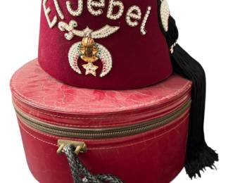 Vintage Shriners El Jabel Wool Hat