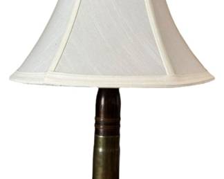 Brass Artillery Shell Table Lamp