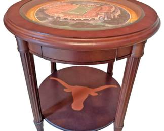 University of Texas Round End Table