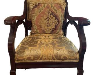 French Louis XVI Style Carved Wood Chair