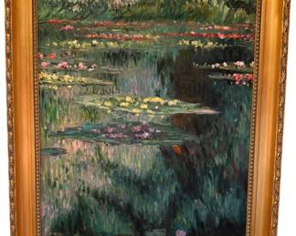 Reproduction Monet Water Lilies Painting