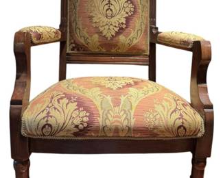 French Louis XVI Style Carved Wood Chair