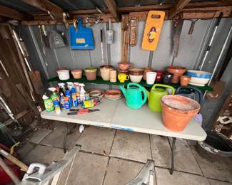 INSIDE THE GARDEN SHED