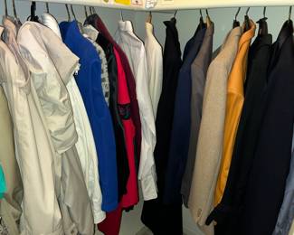 LOTS OF TRULY FINE CLOTHING HERE!