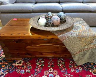 SMALL, VINTAGE CEDAR CHEST