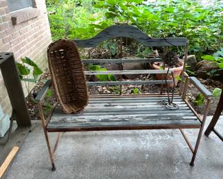 IRON PORCH SETTEE