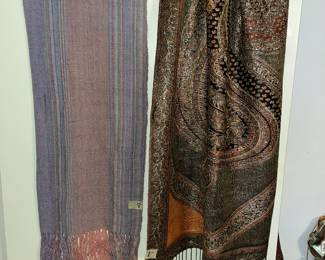 TWO LOVELY SHAWLS