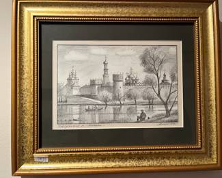 SIGNED & DATED SKETCH