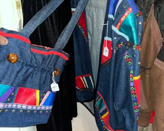 CRAZY QUILT JACKET & MATCHING BAG