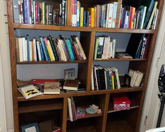 OAK ROOM DIVIDER BOOKCASE