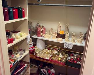 A CLOSET FULL OF CHRISTMAS!