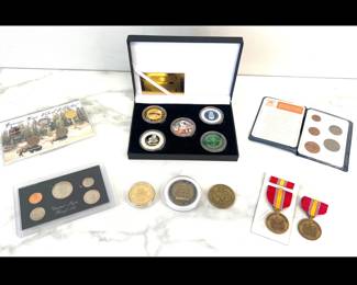Lot 2947 US Naval Standard Currency Coins Medallions