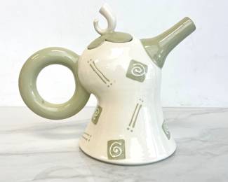 Lot 2937 Studio Pottery Teapot Signed