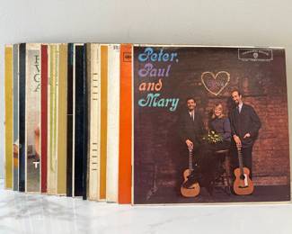 Lot 2803 Vintage Vinyl Records Kingston Trio Peter Paul Mary others
