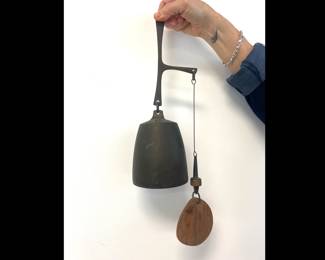 Lot 2928 Richard Fisher Metal Wood Windbell