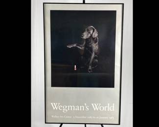 Lot 2773 William Wegman Weimeraner Dog Photography Poster Wall Art