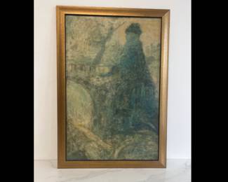 Lot 2901 Antique Constantin Terechkovitch Original Oil Painting ca. 1930 Wall Art