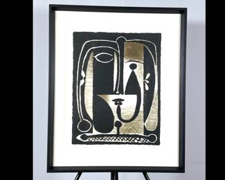 Lot 2905 Signed Numbered Print dated 2012 in the style of Picasso Wall Art