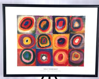 Lot 2889 Vasily Kandinsky Abstract Art Poster