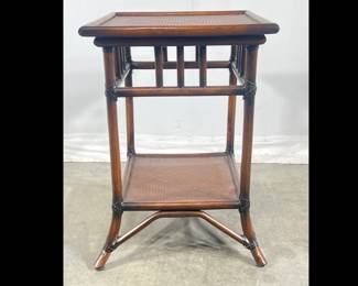 Lot 2914 Outlook International Rattan End Table