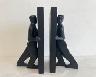Lot 3009 Chris Collicott Leaning Men Bookends