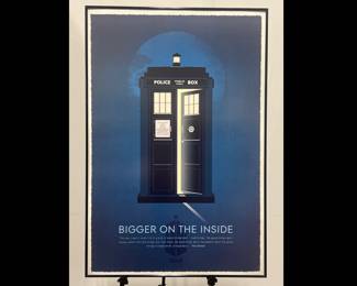 Lot 2970 Dr. Who 50th Anniversary Poster Wall Art
