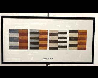 Lot 2899 Sean Scully Op Art Poster Wall Art