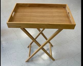 Lot 2840 Winsome Wooden Butlers Bar Tray Table