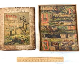 Lot 2936 Victorian Puzzle Prize Animals Dissected Puzzle