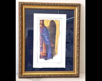 Lot 2940 Euripides Rip Kastaris Messenger Angel Print Wall Art Signed