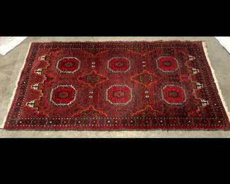 Lot 2920 Vintage Persian Wool Area Rug 6ft 8in x 3ft 7in