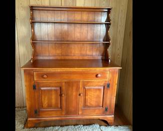 Lot 2565 Vintage Cushman Colonial Maple Hutch