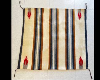 Lot 2805 Vintage Single Wool Saddle Blanket Made in Mexico