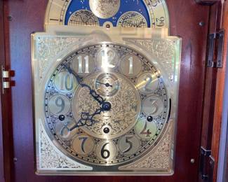 Ridgeway grandfather clock face