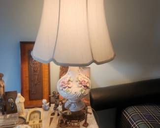 Copodimonte style lamp