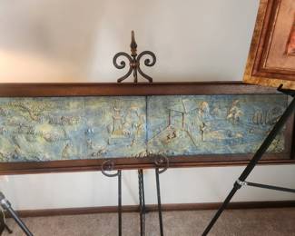 Hard to get a clear picture but this is a chinese village scene from the mid 1900s, hand carved by artist Val Robbins