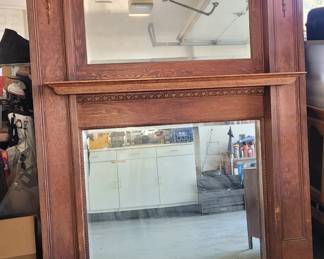 Fireplace headboard