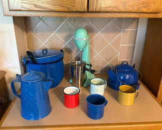Vintage Hamilton Beach Milkshake Maker and other Kitchen ware