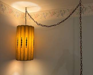 Vintage 1960s Hanging Light Fixture
