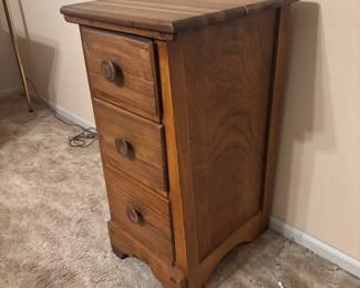 Vintage Wooden Nightstand