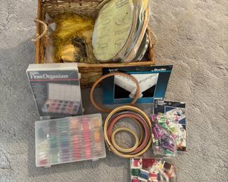 Embroidery Supplies Lot