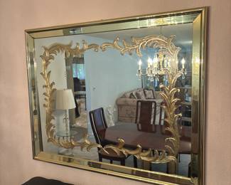 Vintage Ornate Wall Mirror