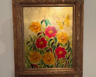 Framed Floral Artwork Wall Decor