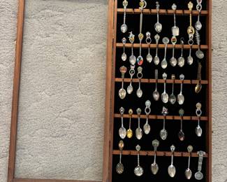 Vintage Collector's Spoon Display Lot