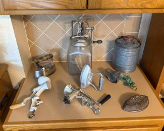 Vintage Kitchen Utensils and Appliances Lot