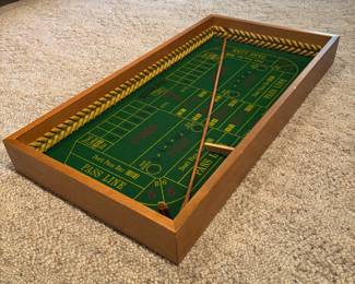 Vintage Craps Table
