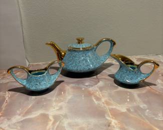 Vintage 22k Gold Plated Teapot Set