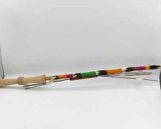 Native American-Style Porcupine Quill Dance Stick