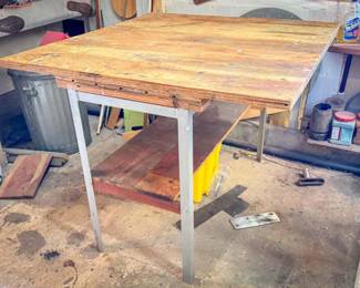 Heavy Wood-Top Workbench